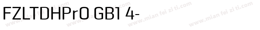 FZLTDHPrO GB1 4字体转换